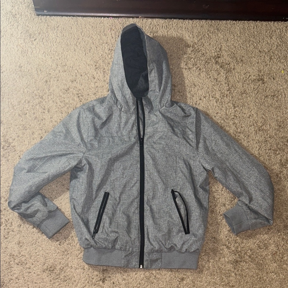 First Wave Charcoal Jacket with Black Details